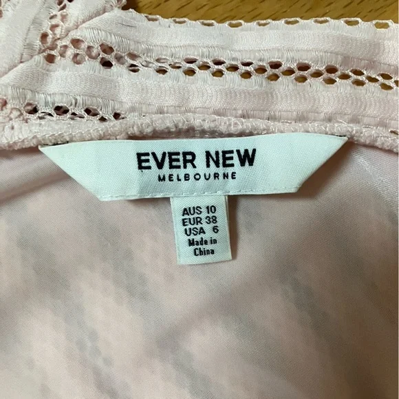 Ever New Melbourne Light Pink Lace Detail Dress - Picture 2 of 7